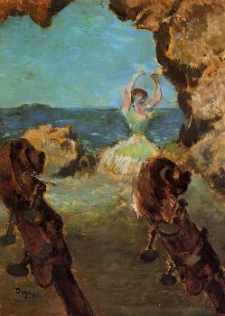 Edgar Degas : Dancer on Stage II